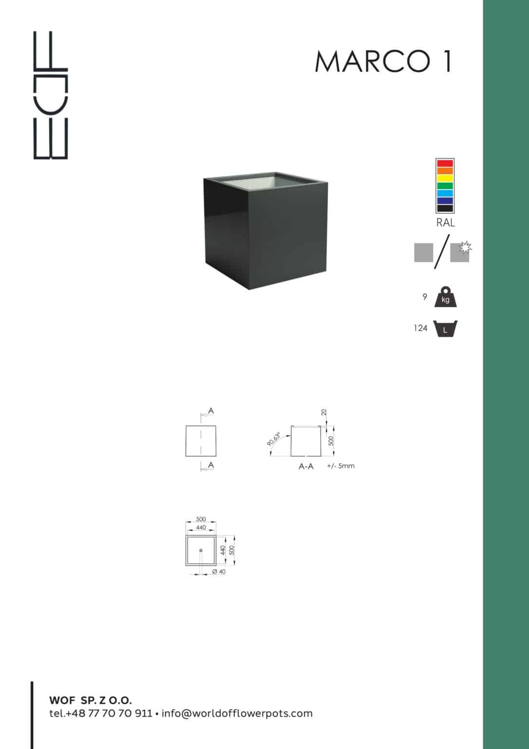 Donica Marco 1-tech info