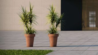 Donica corten 85cm x H 95cm Vaso 7