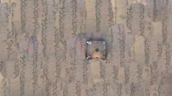 Standardowe nóżki w donicach z cortenu