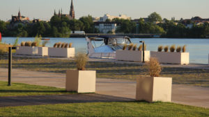 donice zewnętrzne przy nabrzeżu