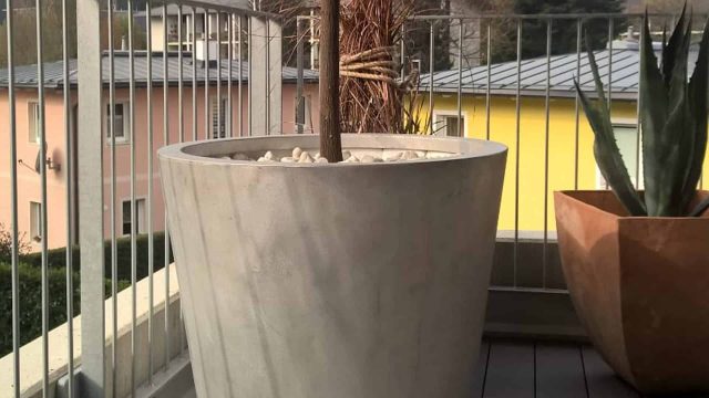 donica aluminiowa niemalowana