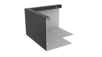 rabaty kwiatowe alu NZ 90º Element rogowy H300