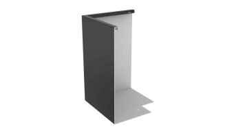 obrzeża do ogródka alu NZ 90º Element rogowy H1000
