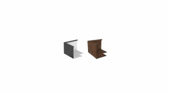NZ 90º Element rogowy H400 2 warianty