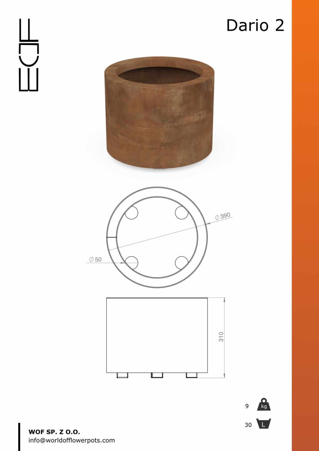 donica corten Dario 2