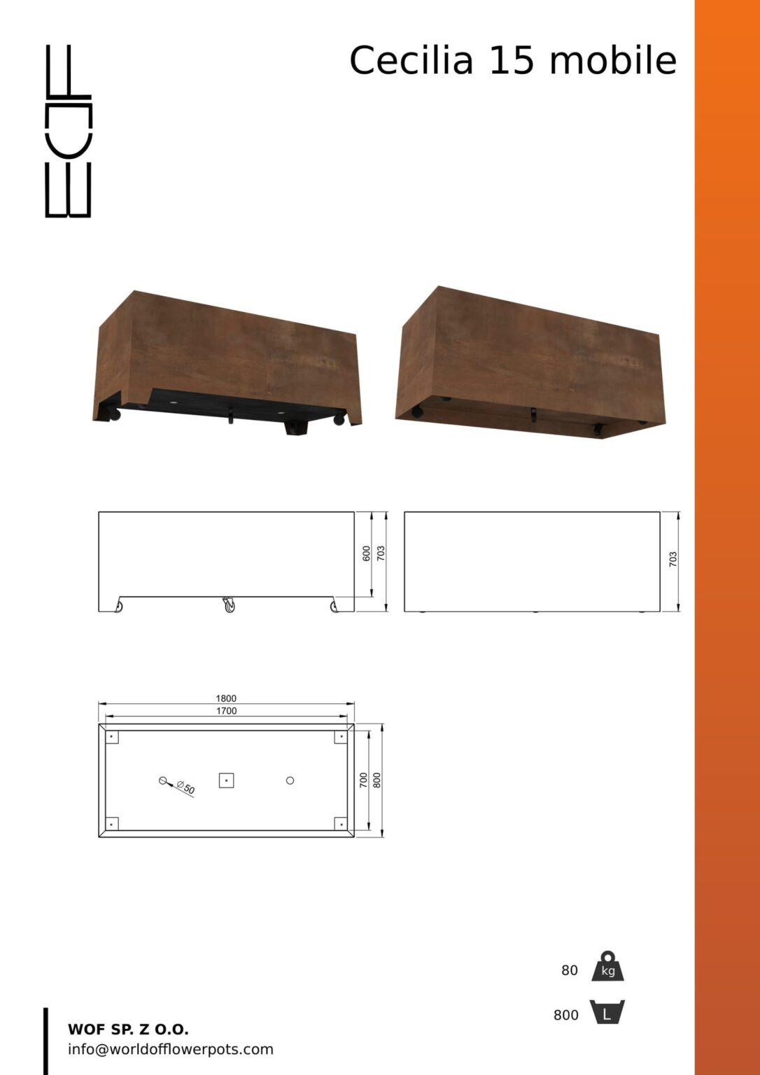 duża donica corten-Cecilia 15 Mobile-tech-info