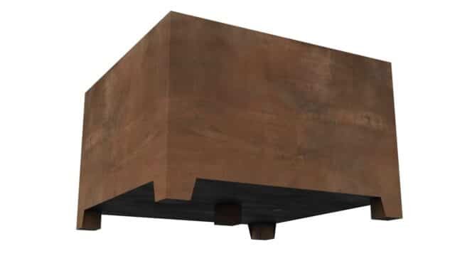 wysoka donica corten Cecilia 9