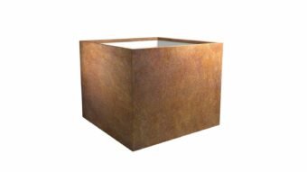 wysoka donica corten Cubi 6