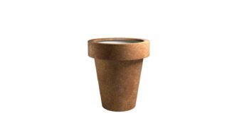 wysoka donica corten Vaso 7