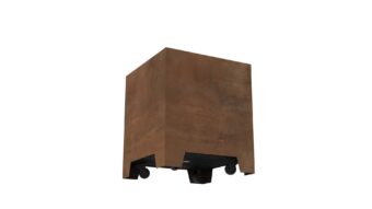 donica na kółkach ze stali corten Cecilia-2-mobile