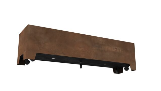 duża donica corten Cecilia 16 mobile